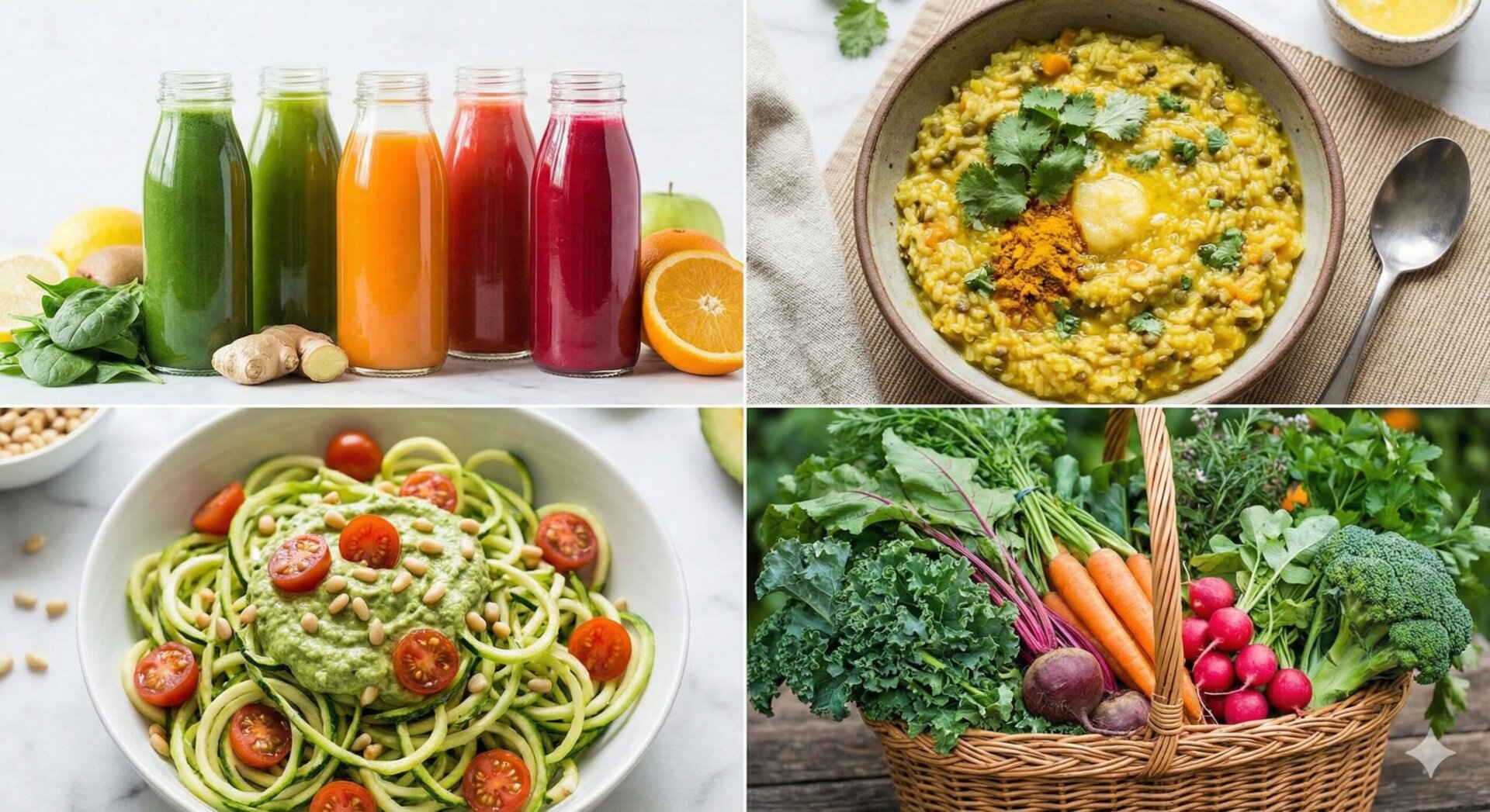 Read more about the article מיצים, איורוודה או רו-פוד? המדריך המלא לסוגי סדנאות ניקוי רעלים